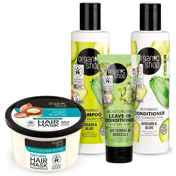 Imagem de Kit Premium Cabelo Crespo Organic Shop