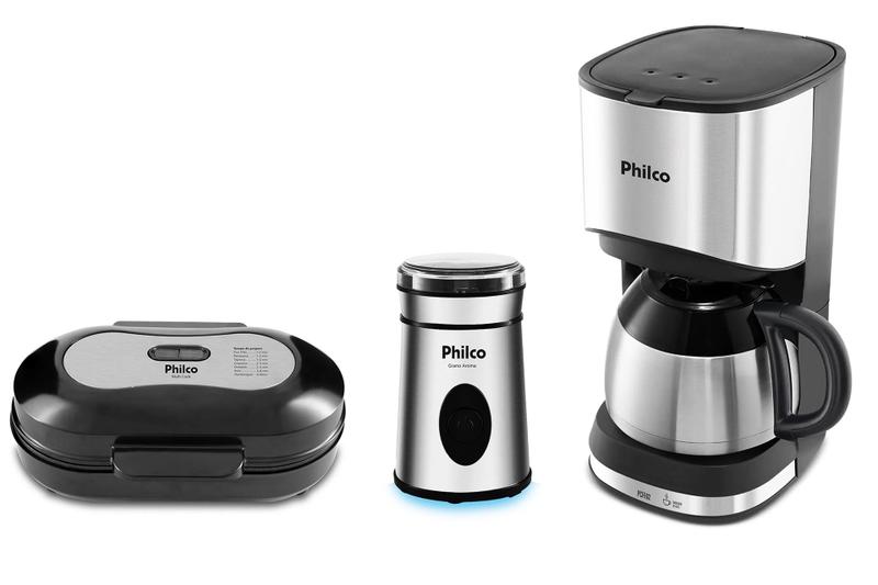 Imagem de Kit Premium Philco Cafeteira, Moedor e Multi Cook 110V