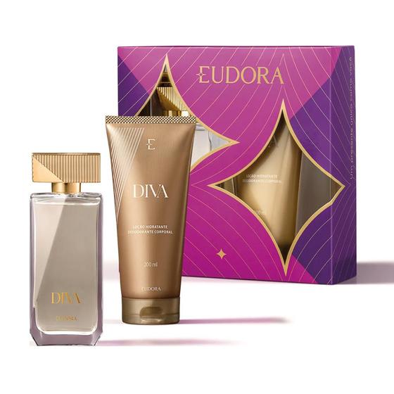 Imagem de Kit Presente Diva Original Perfume e Hidratante Eudora