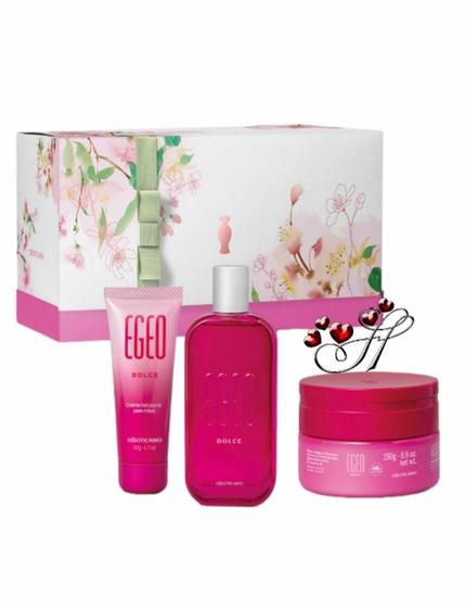 Imagem de Kit Presente Egeo Dolce O Boticário (3 Itens ) - NEIDEBOTELHOCOSMETICO