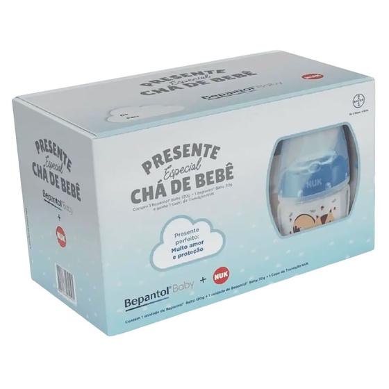 Kit Presente Especial Chá de Bebe Bepantol Baby + Nuk Menor preço em Kit Presente Especial Chá de Bebe Bepantol Baby + Nuk