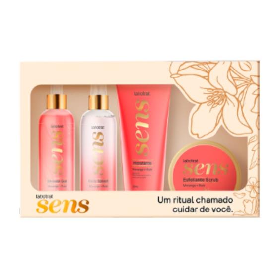 Imagem de Kit Presente Labotrat Sens Spa Day Morango e Rubi - 4 Itens