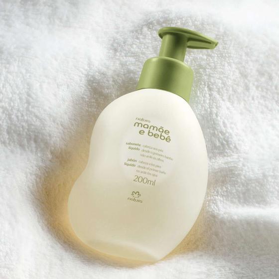 kit Presente Mamãe Bebê Natura Shampoo /Condicionador/Colônia e Sabonete líquido
