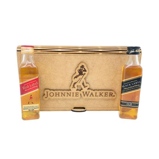 Imagem de Kit Presente Miniatura Whisky Johnnie Walker 50ml