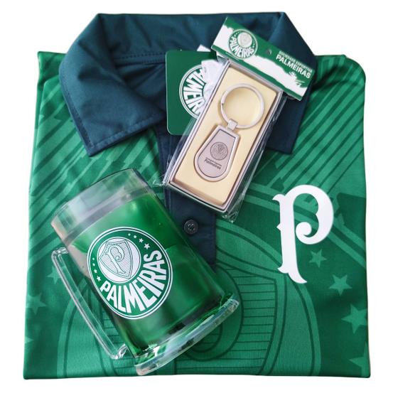 Imagem de Kit Presente Palmeiras - Camisa / Caneca / Chaveiro Oficial