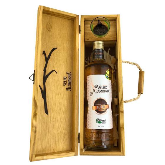 Imagem de Kit presente velho alambique blend 700ml com 1 copo