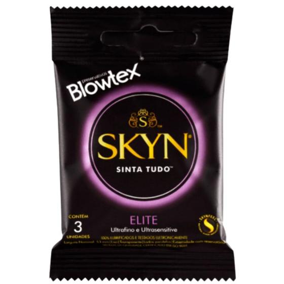 Kit Preservativo Camisinha Skyn Elite Com 6 Pacotes Menor preço em Kit Preservativo Camisinha Skyn Elite Com 6 Pacotes