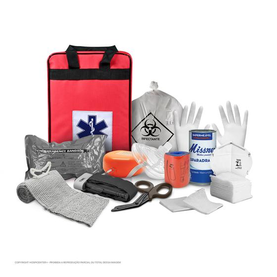 Imagem de Kit Primeiros Socorros Avançado Para Trauma E Emergência
