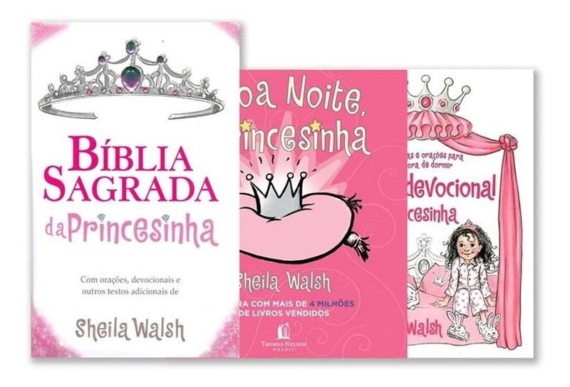 Imagem de Kit Princesinhas Bíblia, Livro E Devocional Para Meninas