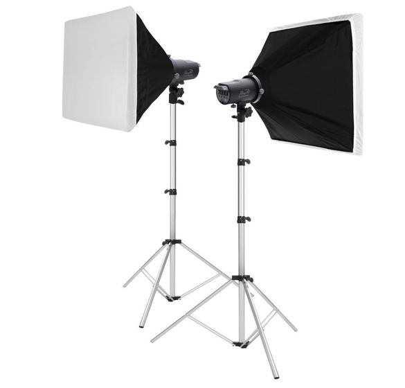 Imagem de Kit pro 4 com softbox 75x75cm