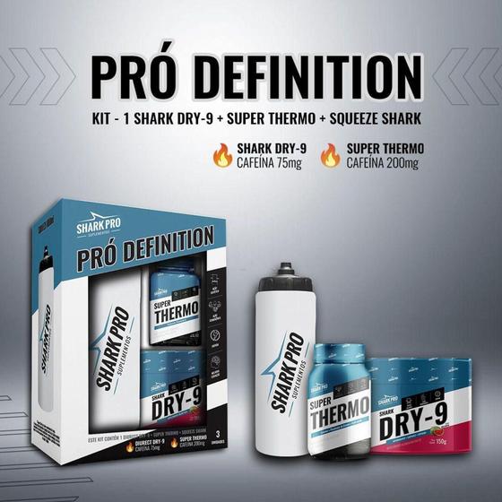 Kit pró definition shark pro Aquecedor de Água a Gás Magazine Luiza