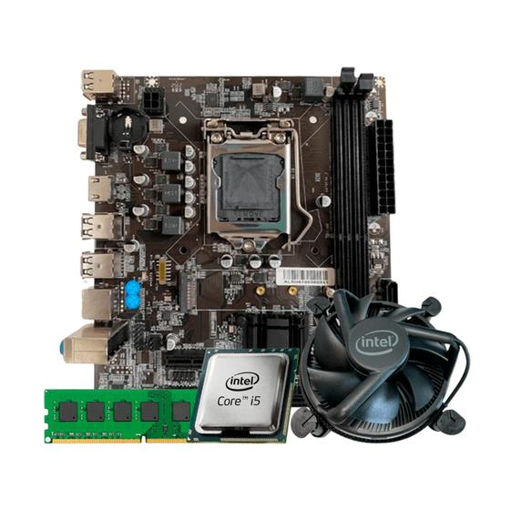 Imagem de Kit Processador i5 + Placa Mae H61 1155 + 16GB DDR3 1600MHz