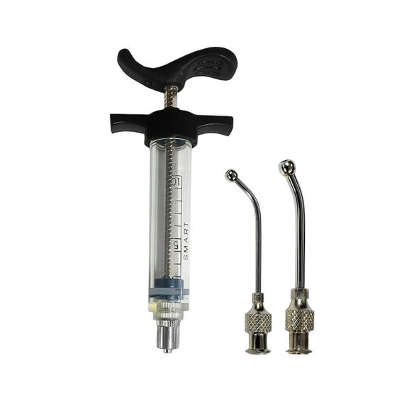 Imagem de Kit Profissional Alimentação Pássaro Seringa 10 ml C/ 2 Canulas