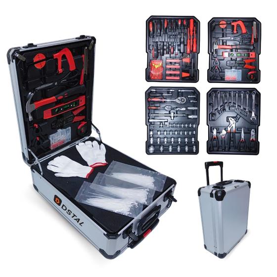 Imagem de Kit Profissional Com Maleta Com 4 Compartimentos e 499 Peças