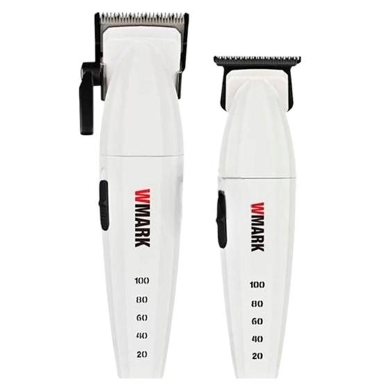 Imagem de Kit Profissional Corte Acabamento Wmark NG 8632 Branco