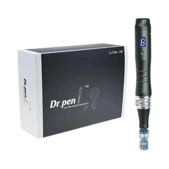 Imagem de Kit Profissional De Microagulhamento Automático Sem Fio Dr. Pen Ultima M8 Com 16 Cartuchos Para