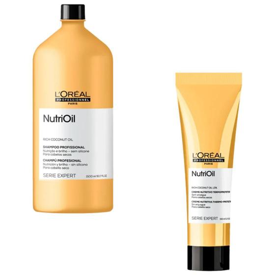 Imagem de Kit Profissional Loreal Nutrioil - Shampoo E Leave-In