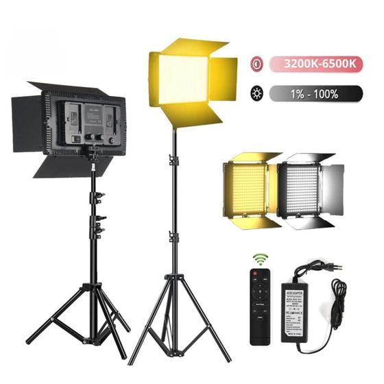Imagem de Kit Profissional Ring Light Led Studio Fash Com Tripe 210 Cm