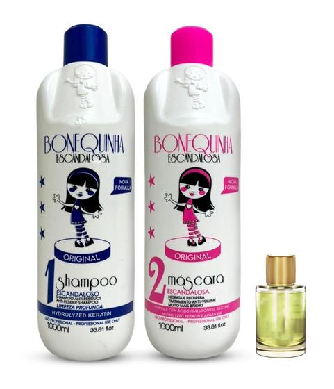 Kit Progressiva Bonequinha Escandalosa 2x1 Litro Menor preço em Kit Progressiva Bonequinha Escandalosa 2x1 Litro