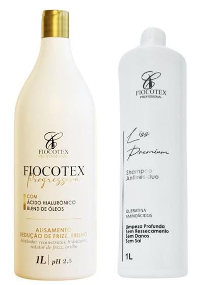 Imagem de Kit Progressiva Fiocotex Profissional Com Shampoo 1000 ML