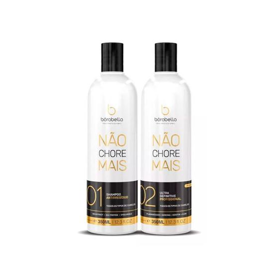 Imagem de Kit Progressiva Não Chore Mais Borabella  Semformol 2x350ml