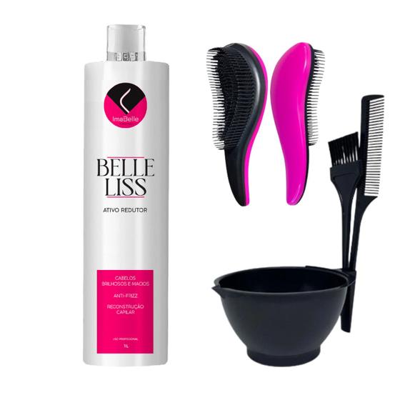 Imagem de Kit Progressiva Orgânica Profissional Belle Liss Imabelle 1L