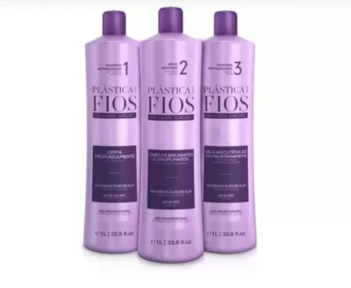 Imagem de Kit Progressiva Plastica dos fios 3x1lt