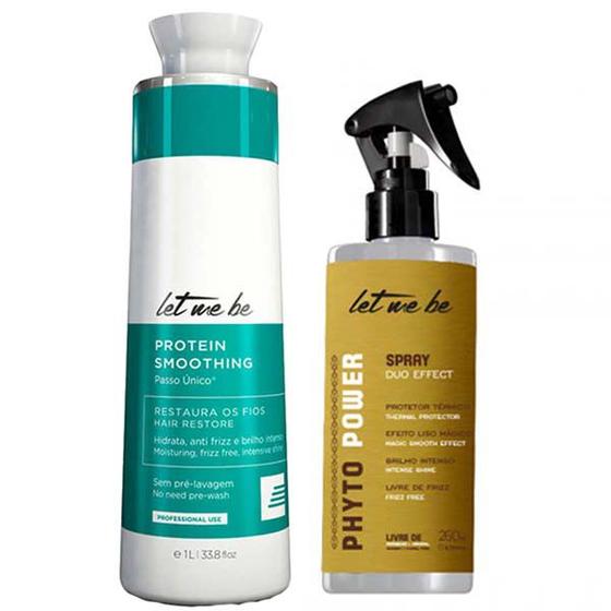 Imagem de  Kit Progressiva Smoothing 1L e Spray Effect 260ml Let Me Be