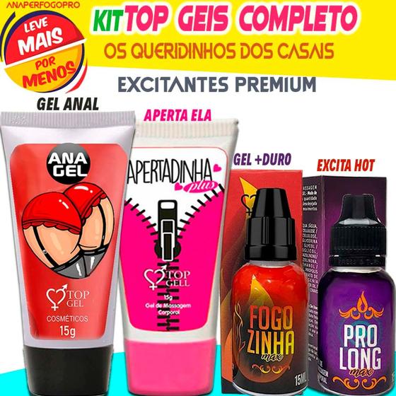 Imagem de Kit  Prolong Premium Sex Shop Lubrificantes Intimos Sexy Protudos Eróticos