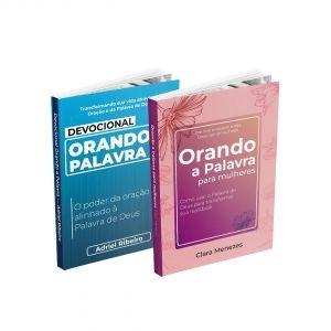 Imagem de Kit Promessas em Oração - Devocional Orando a Palavra + Orando a palavra para mulheres