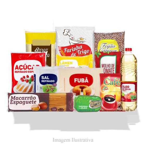 Imagem de Kit Promocional De Alimentos - Cesta Básica - Solidariedade