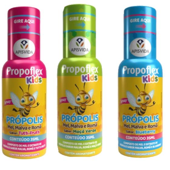 Imagem de Kit própolis kids 3 frascos spray