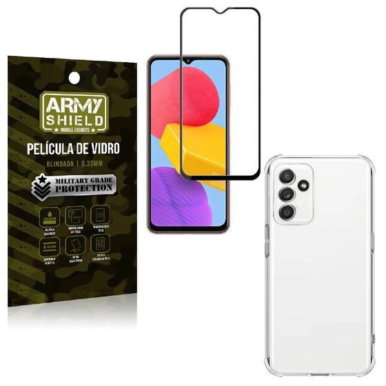 Kit Proteção Total Galaxy M13 Com Capa e Película 3D Armyshield Menor preço em Kit Proteção Total Galaxy M13 Com Capa e Película 3D Armyshield