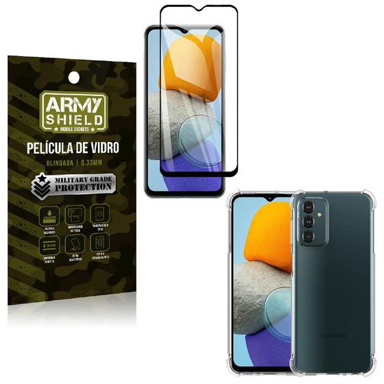 Imagem de Kit Proteção Total Samsung M23 5G com Capa e Película 3D Armyshield