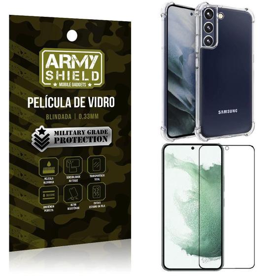 Imagem de Kit Proteção Total Samsung S22 Com Capa E Película 3D