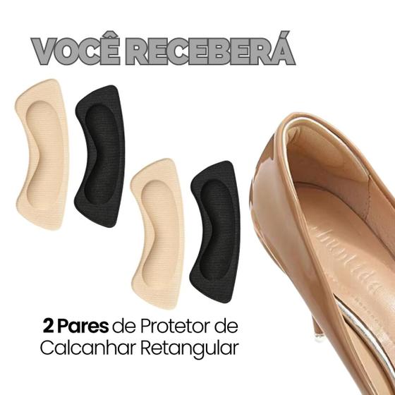 Imagem de Kit Protetor Adesivo De Calcanhar Tendão Aquiles Ajustável Sapatos - Escolha Seu Kit