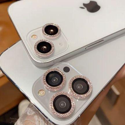 Imagem de kit Protetor de Câmera com Strass Brilho para iPhone