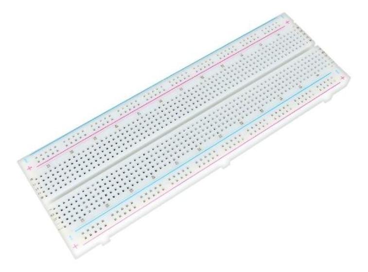 Imagem de Kit Protoboard Minipa Mp830A Com Jumpers 830 Pontos