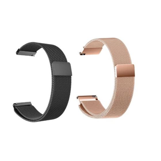 Imagem de Kit Pulseira 22mm Magnética Compatível Com Relógio e Smartwatch Com Pinos de Engate Rápido