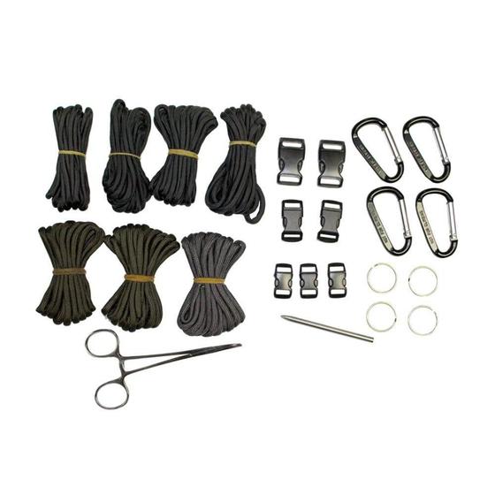 Imagem de Kit Pulseira de Sobrevivência NTK Tático Paracord - Nautika