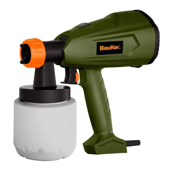 Imagem de Kit Pulverizador para Pintura 500W 127V Verde Bauker