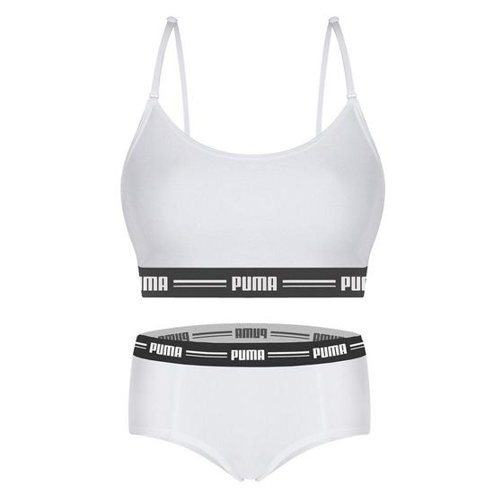 Imagem de Kit Puma Top Modal Stretch + Calcinha Mini Boxer Feminino