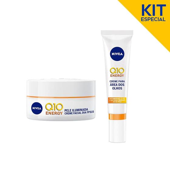 Imagem de Kit Q10 Dia Plus C + Olhos - Creme Facial Ant. Dia Q10 Plus C FPS15 50ml + Creme Ant. Olhos Q10 Plus C 15ml