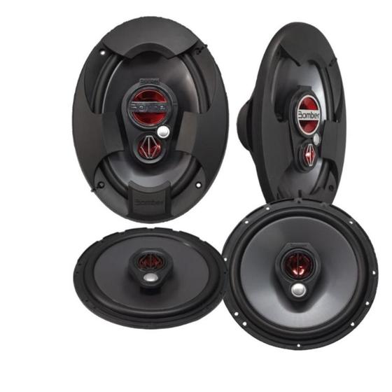 Imagem de Kit Quadriaxial 6X9" 75W RMS +TRIAXIAL 6 Polegadas 50W RMS KITFACIL