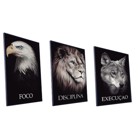 Imagem de Kit Quadro Arquétipos Canvas Com Vidro