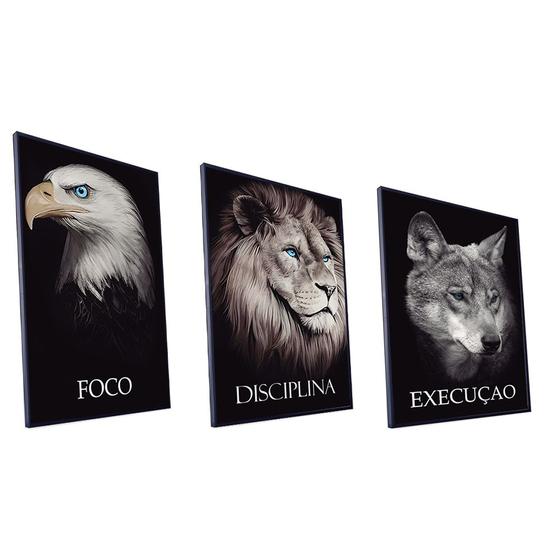 Imagem de Kit Quadro Arquétipos Canvas Com Vidro