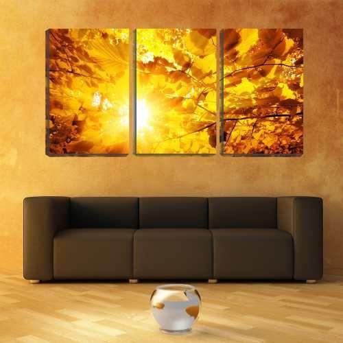 Imagem de Kit Quadro Decorativo Um Lindo Dia Ensolarado 45x96