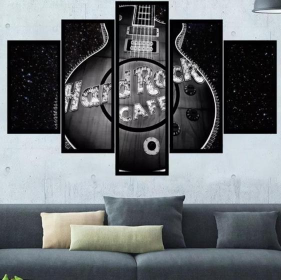 Imagem de Kit Quadros Decoração Guitarra"