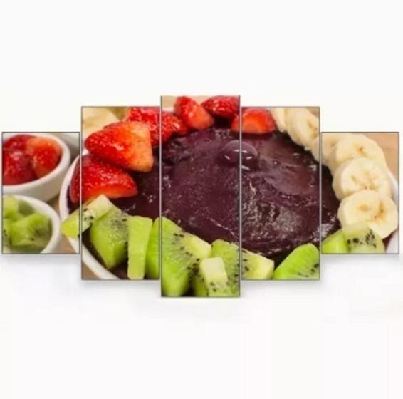 Imagem de Kit Quadros Decoração Sorveteria Açai "