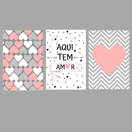 Imagem de Kit Quadros MDF 20cmx30cm